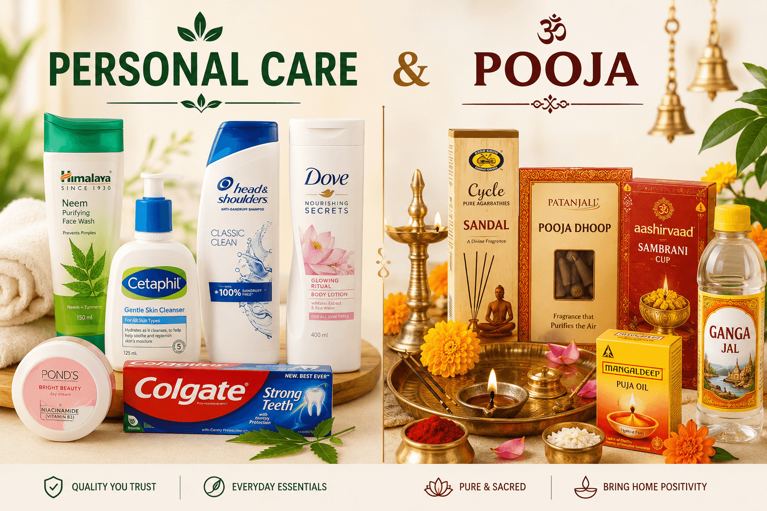 Personal care & pooja