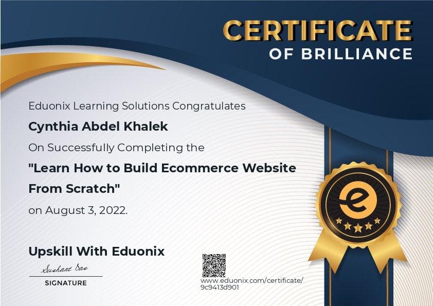 Certification